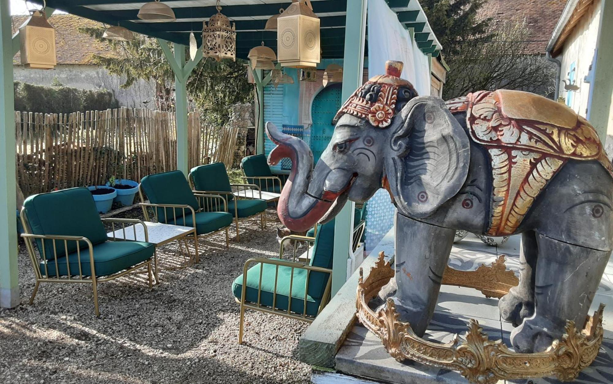 'La Menagerie' Bed & Breakfast Châteauvieux Dış mekan fotoğraf